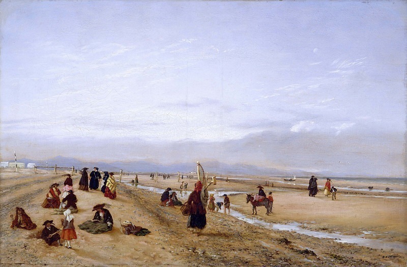 On The Sands At Rhyl, North Wales
