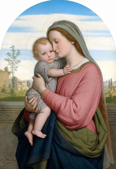 Mother of Christ; Mater Christi. Franz Ittenbach