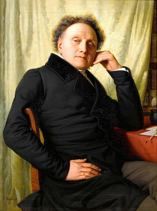 Portrait Soist Franz Xaver. Franz Ittenbach