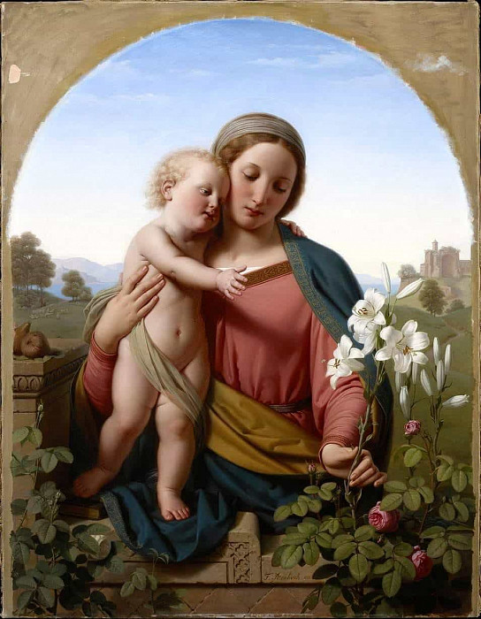 Madonna and Child. Franz Ittenbach
