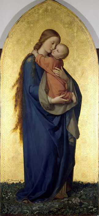 Mary with child; Maria Mit Kind. Franz Ittenbach