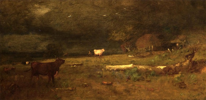 The Coming Storm aka Approaching Storm. George Inness