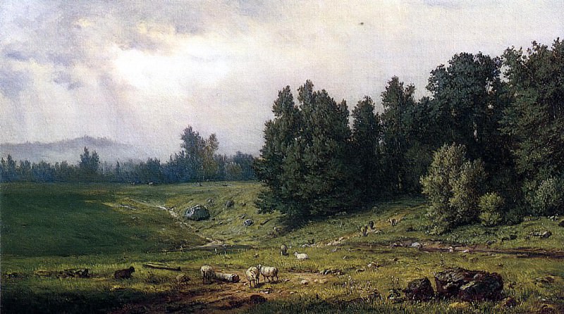 Landscape with Sheep. George Inness