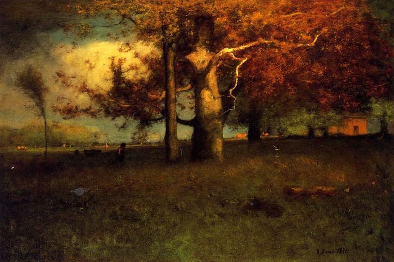 Early Autumn Montclair. George Inness