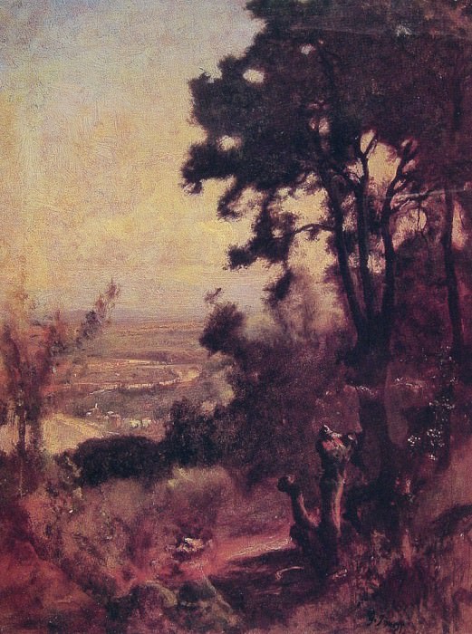 Valley Near Perugia. George Inness
