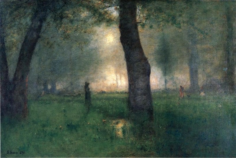 The Trout Brook. George Inness