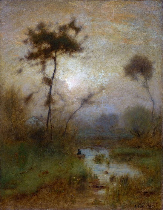 A Silver Morning. George Inness