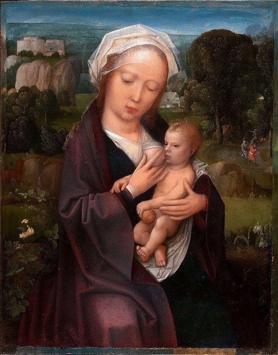 Богородица с младенцем. Адриан Йесбрандт Ишенбрандт (Мастерская)