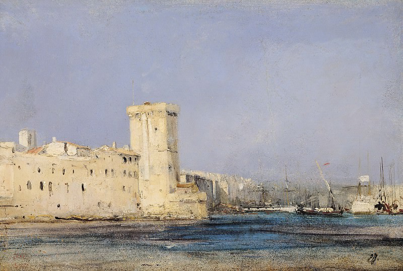 Marine Fortress (Un Fort au Bord de la Mer). Louis Gabriel Eugene Isabey