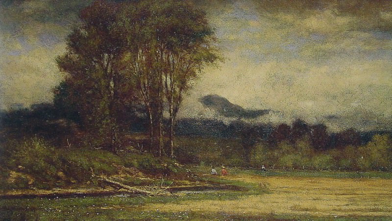 Landscape with Pond. Джордж Иннес