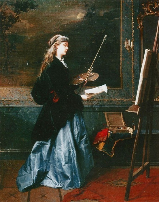 The Painter. Domenico Induno