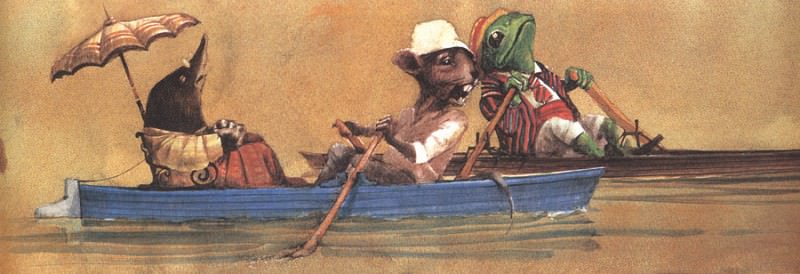 bs-Mole, Rat & Toad. Robert R Ingpen