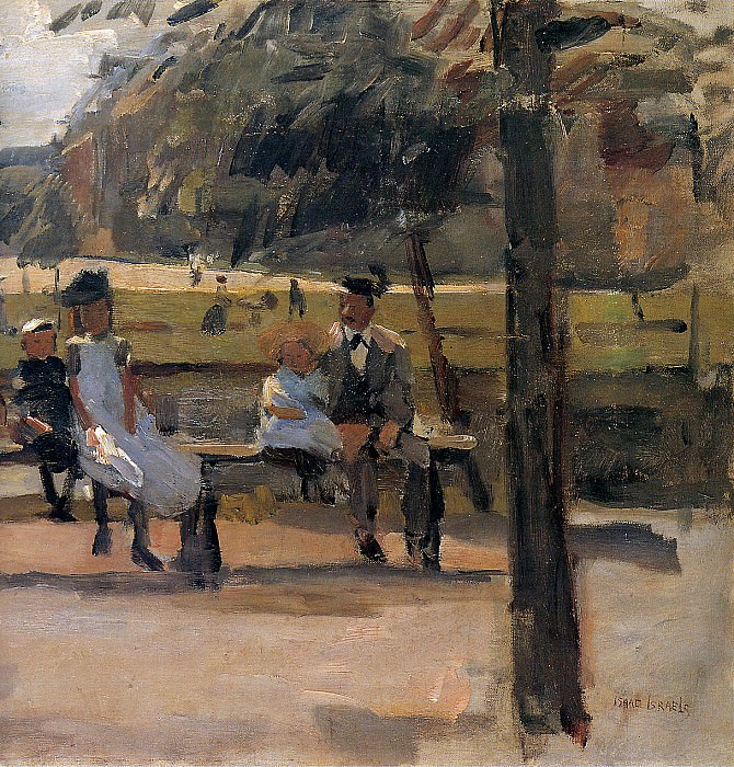 Children in Oosterpark. Isaac Israels