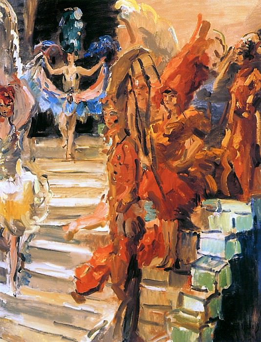 Dancers in the Scala theater. Isaac Israels