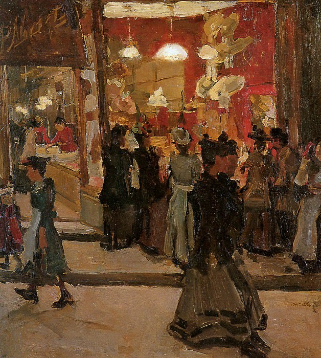 Hat store of Mars in Amsterdam. Isaac Israels