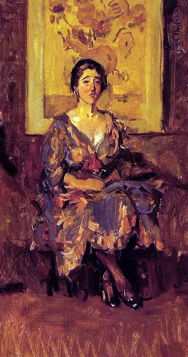 The sitting lady. Isaac Israels