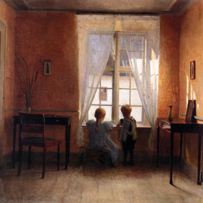 Peder Vilhelm Ilsted Ved Vinduet ( A the Window). Питер Вильгельм Ильстед