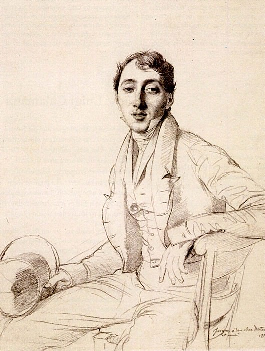 Ingres Dr. Louis Martinet. Jean Auguste Dominique Ingres