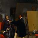 Aretino in the Studio of Tintoretto, Jean Auguste Dominique Ingres