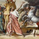 Romulus, victorious Acron, Jean Auguste Dominique Ingres