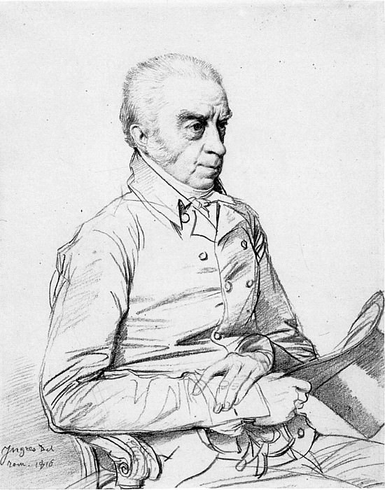Ingres Dr. Thomas Church. Jean Auguste Dominique Ingres