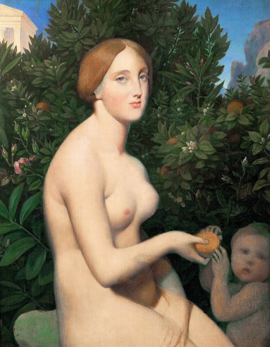 Венера на Пафосе. Жан Огюст Доминик Энгр