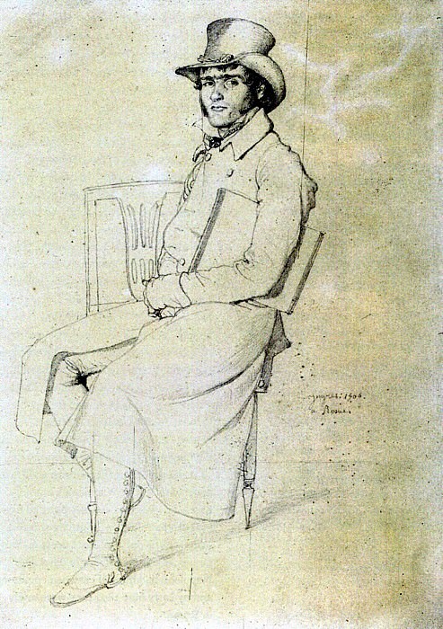 Ingres Jean Francois Julien Menager. Jean Auguste Dominique Ingres