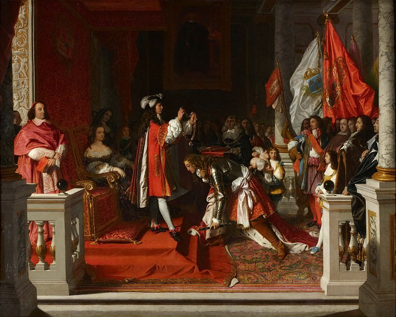 Philip V Awards the Order of the Golden Fleece to Marshal Berwick. Jean Auguste Dominique Ingres