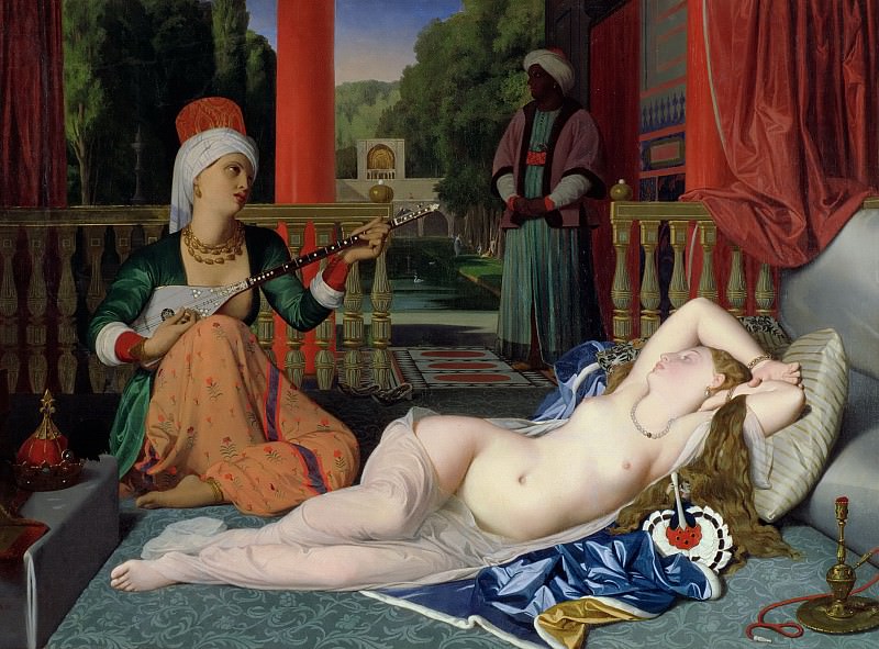 Odalisque with Slave. Jean Auguste Dominique Ingres