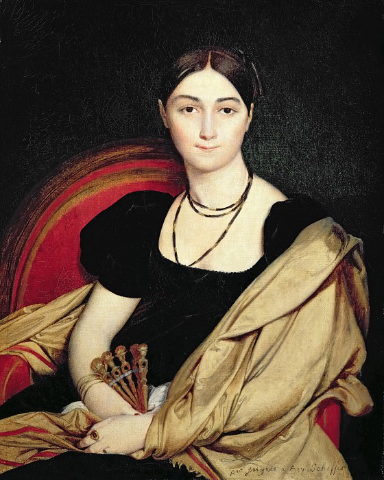 Portrait de Madame Devaucey (sketch). Jean Auguste Dominique Ingres