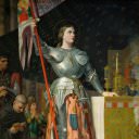 Joan of Arc at the coronation of King Charles VII in the cathedral at Reims, July 1429, Jean Auguste Dominique Ingres