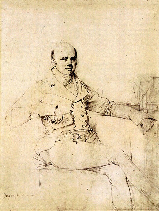 Ingres John Russel Sixth Duke of Bedford. Jean Auguste Dominique Ingres