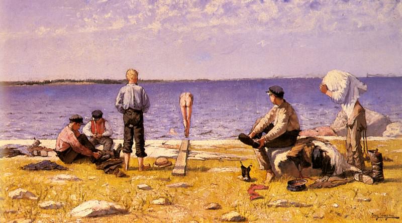 Boys On The Beach. Eugene Jansson
