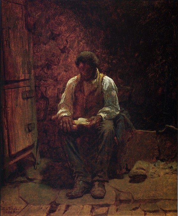Уголок у очага, 1863. Истмен Джонсон