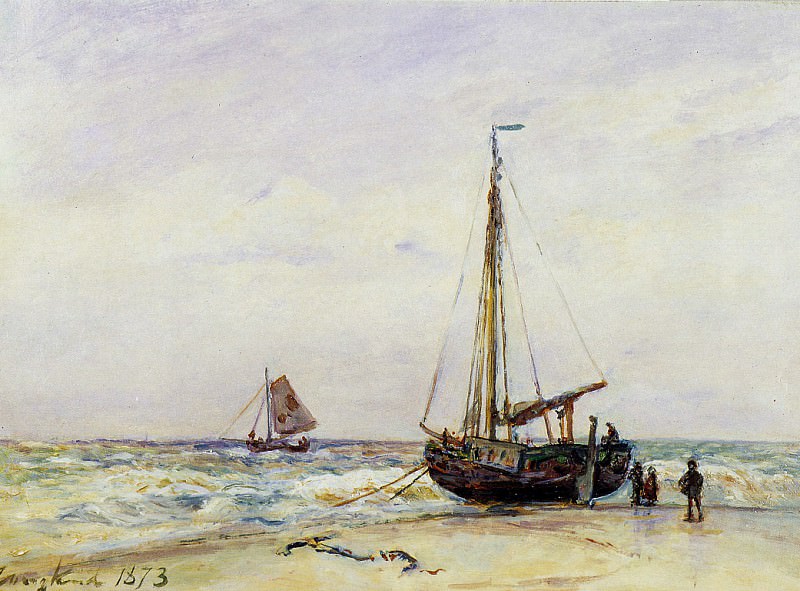 Au bord de la mer. Johan Barthold Jongkind