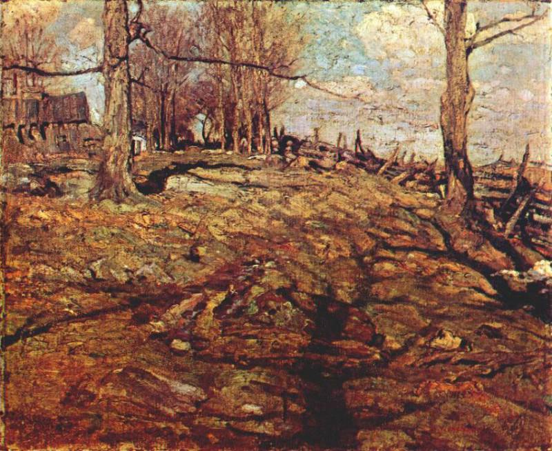 jackson the edge of the maple wood 1910. Александр Янг Джексон
