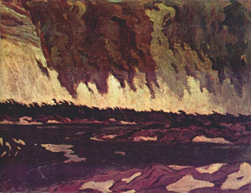 jackson march storm, georgian bay 1920. Александр Янг Джексон