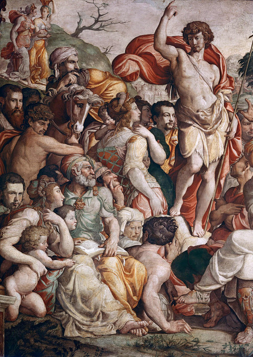 Проповедь Святого Иоанна Крестителя. Якопино дель Конте