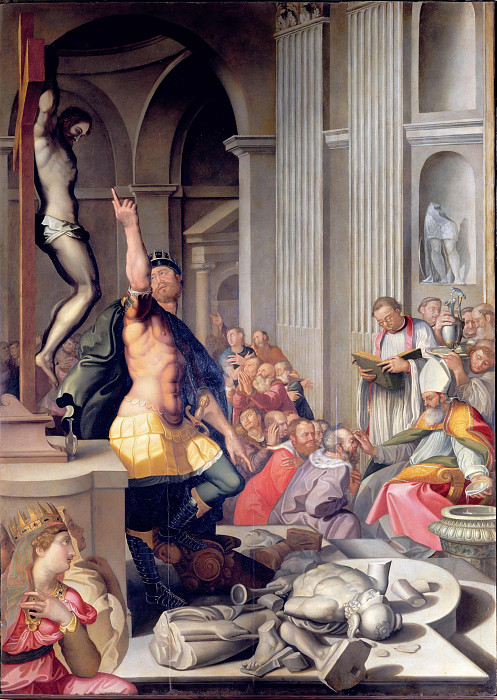 Обращение подданных Хлодвига. Якопино дель Конте