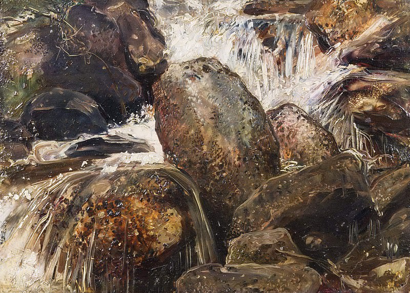 Waterfall Study, Eggedal. Ernst Josephson