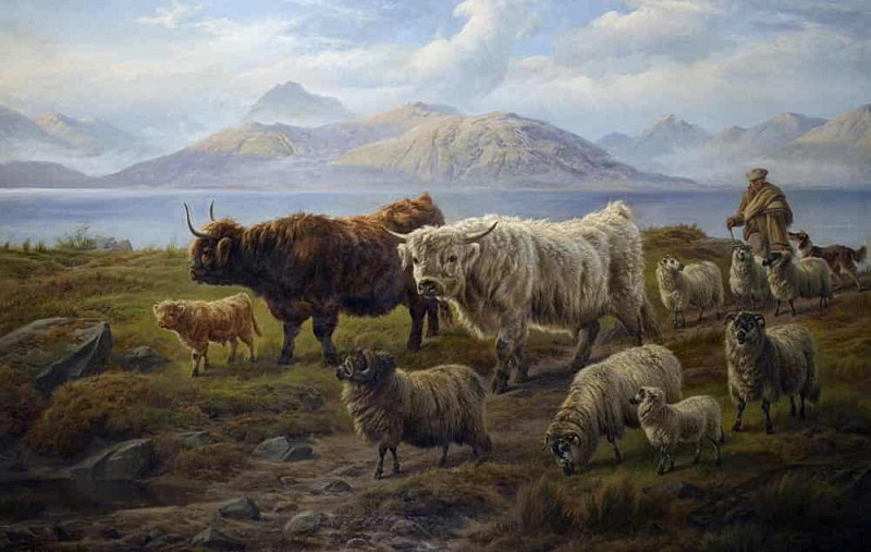 Осенний полдень, Лох-Лёвен. Чарльз Джонс