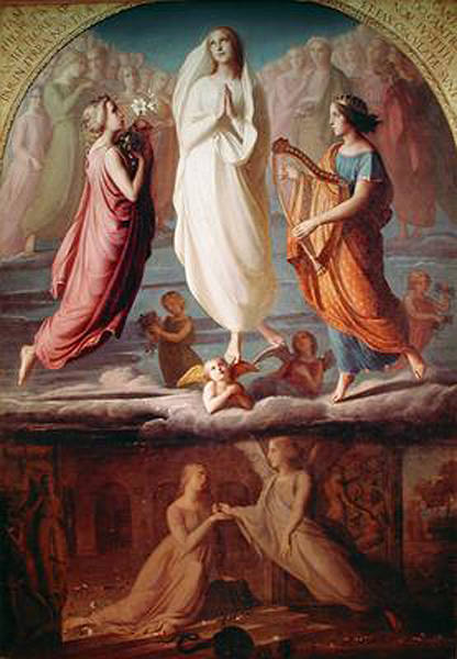 Успение Девы Марии. Анн Франсуа Луи Жанмо