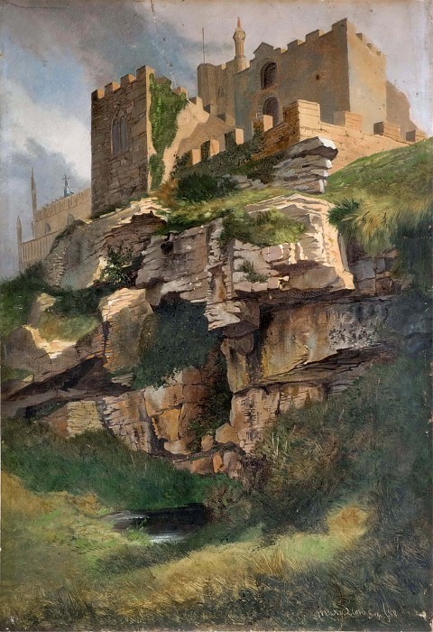 Cliffs At Marazion, Cornwall. Benjamin Junior Johnson