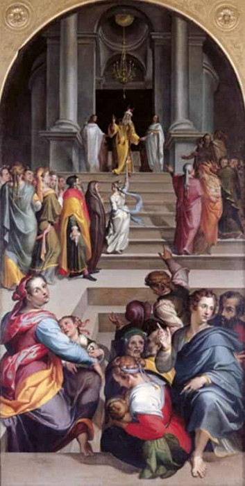 St Jerome and the Angel of the Judgement St Jerome and Angels Vision. Bartolomeo Passarotti