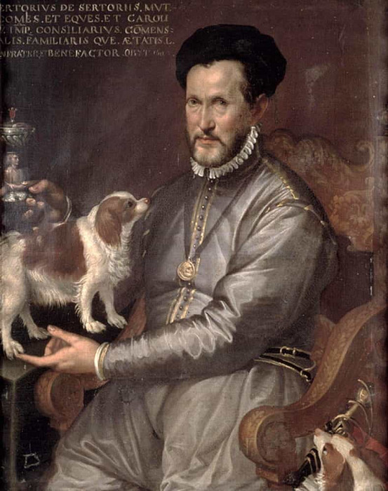 Portrait of Count Sertorio. Bartolomeo Passarotti