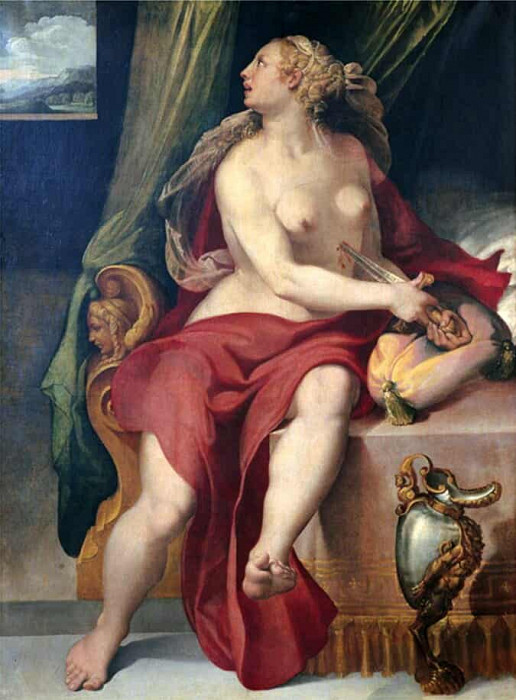 Lucretia. Bartolomeo Passarotti