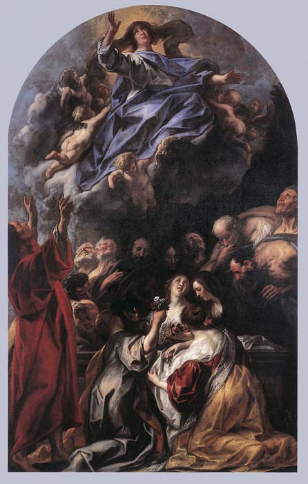 Ascention of the Virgin. Jacob Jordaens