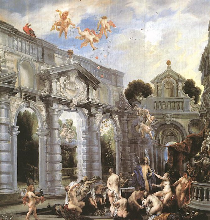 Nymphs at the Fountain of Love. Jacob Jordaens