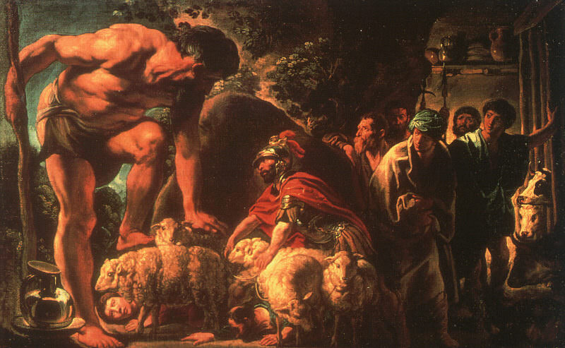 Одиссей в пещере Полифема. Якоб Йорданс