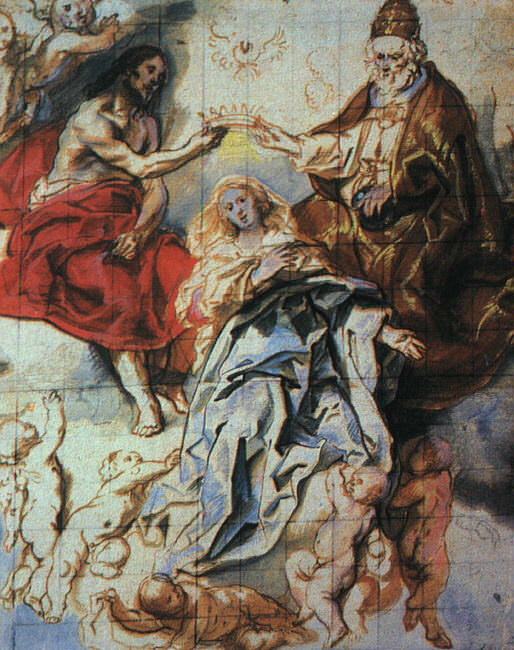 Коронование Девы Марии. Якоб Йорданс